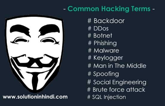 common hacking terms in hindi