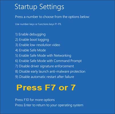 How to Disable Driver Signature Enforcement in Windows 8/10