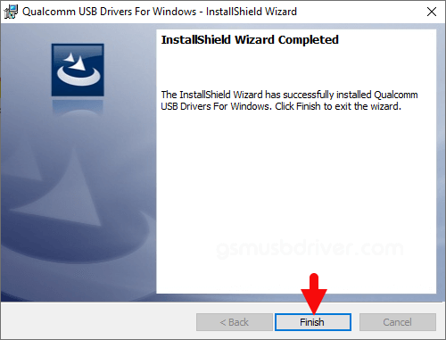Qualcomm-driver-successfully-finish