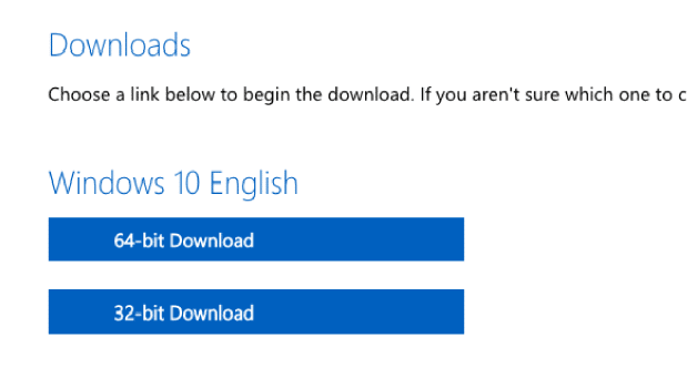 Download Windows 10 ISO file