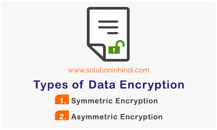Types of data encryption in hindi