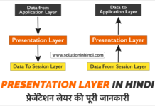 प्रेजेंटेशन लेयर क्या है (Presentation Layer in Hindi)