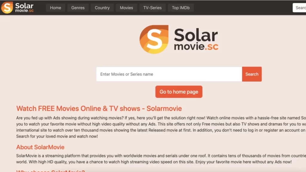 SolarMovie - Best website to download hollywood movies